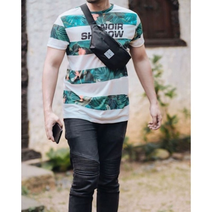 Tas Selempang Pria /Tas Pinggang/waist bag Kalibre Hurley 3L Black Original 920823000