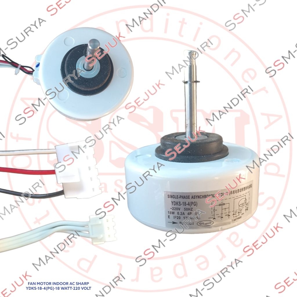 Dinamo Fan Indoor Ac Sharp 18 Watt 220 VoltFan Blower Ac Sharp