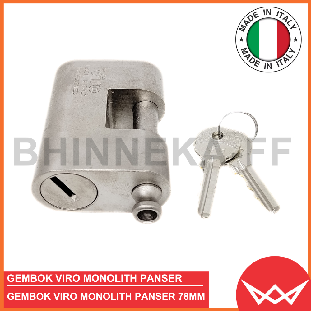 Satu_Setu Gembok Padlock Monolith Panzer Viro Cylindrical 78Mm
