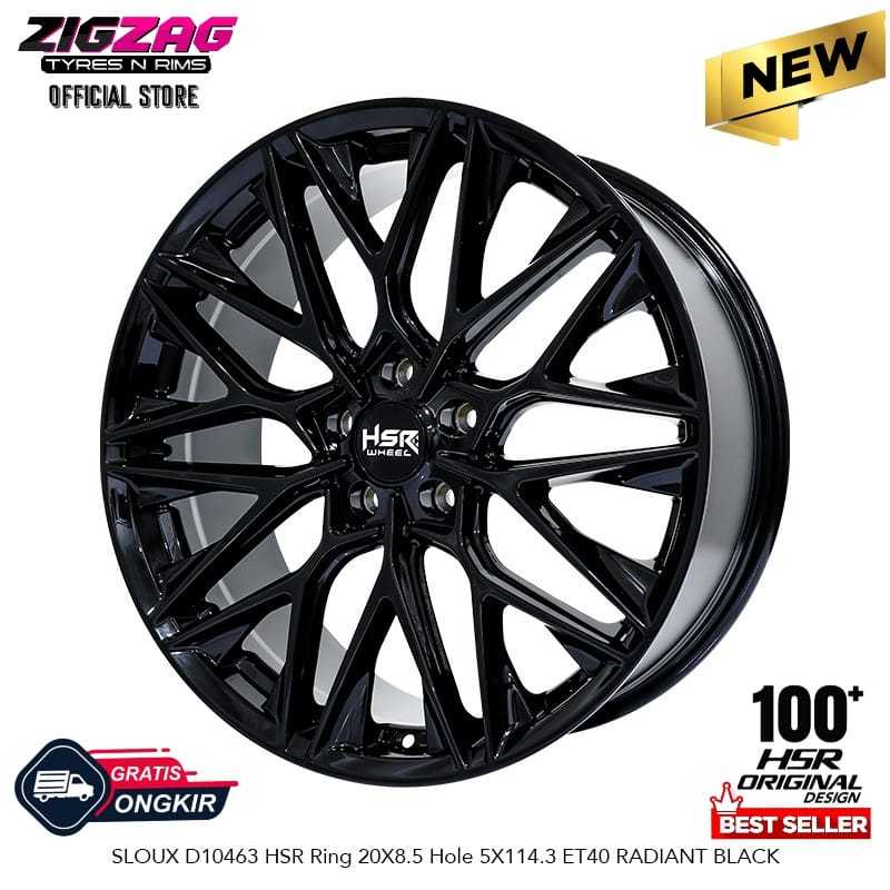 Velg Zenix R18 HSR Ring 18 HSR Sloux Free Ongkir