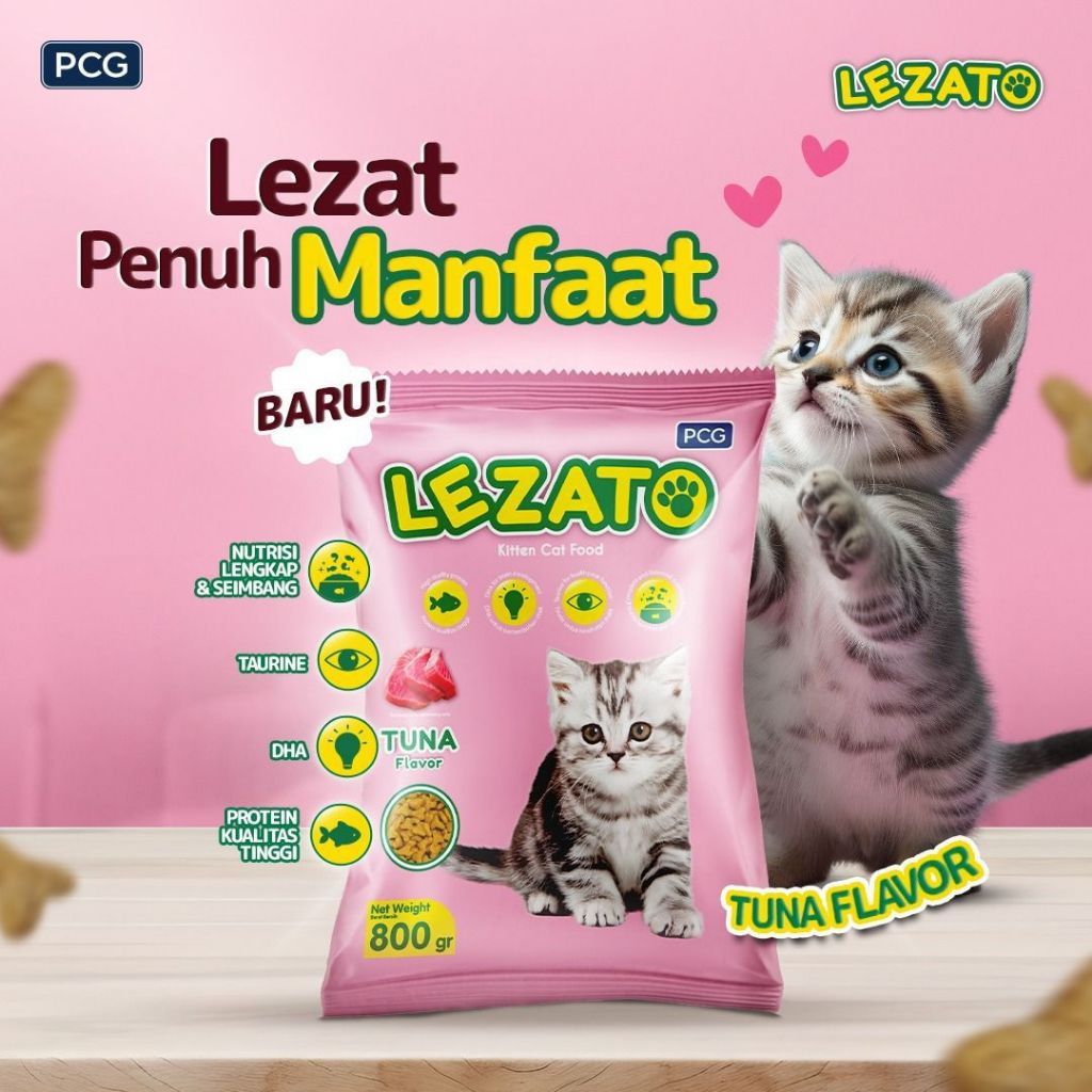 lezato kitten 20 kg makanan kucing lezato kitten 20kg