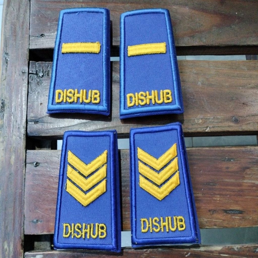 pangkat perhubungan/tanda pangkat dishub/tanda pangkat bordir