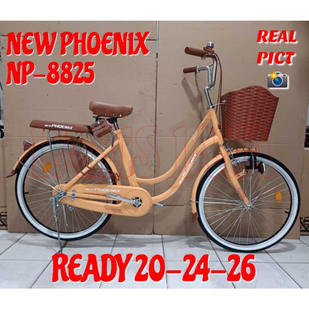 Sepeda Keranjang Dewasa Ukuran 20 24 26 Inch New PHOENIX 8825 sepeda cytibike mini 20 24 26 phoenix