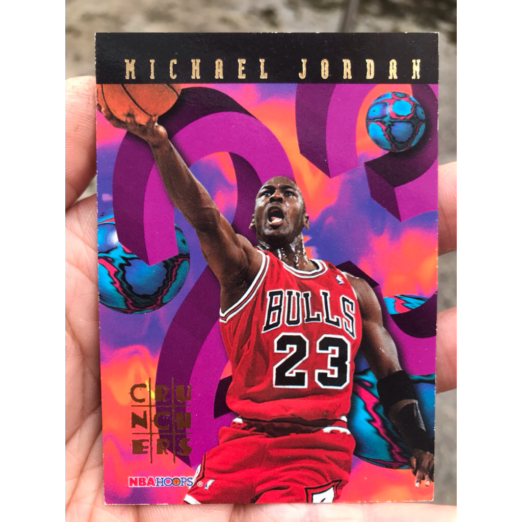 MICHAEL JORDAN NUMBER CRUNCHERS NBA HOOPS 1995