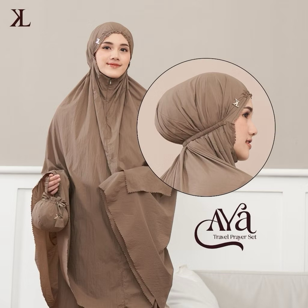 KALLIA.LABEL - AYA PRAYYER SET (mukena travel)