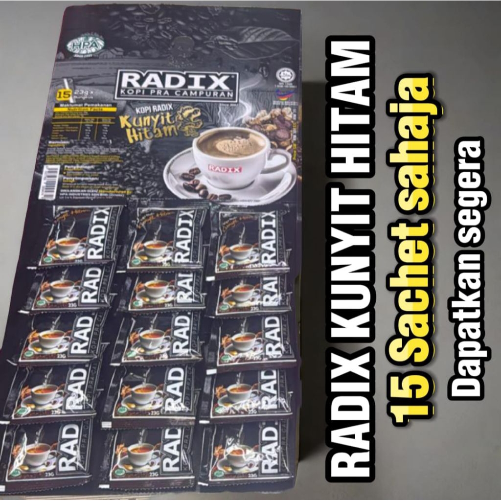 KOPI RADIX KUNYIT HITAM HPA