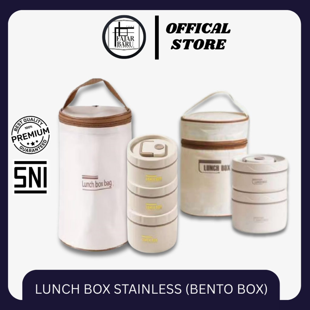 LUNCH/BENTO BOX STAINLESS//TERMURAH