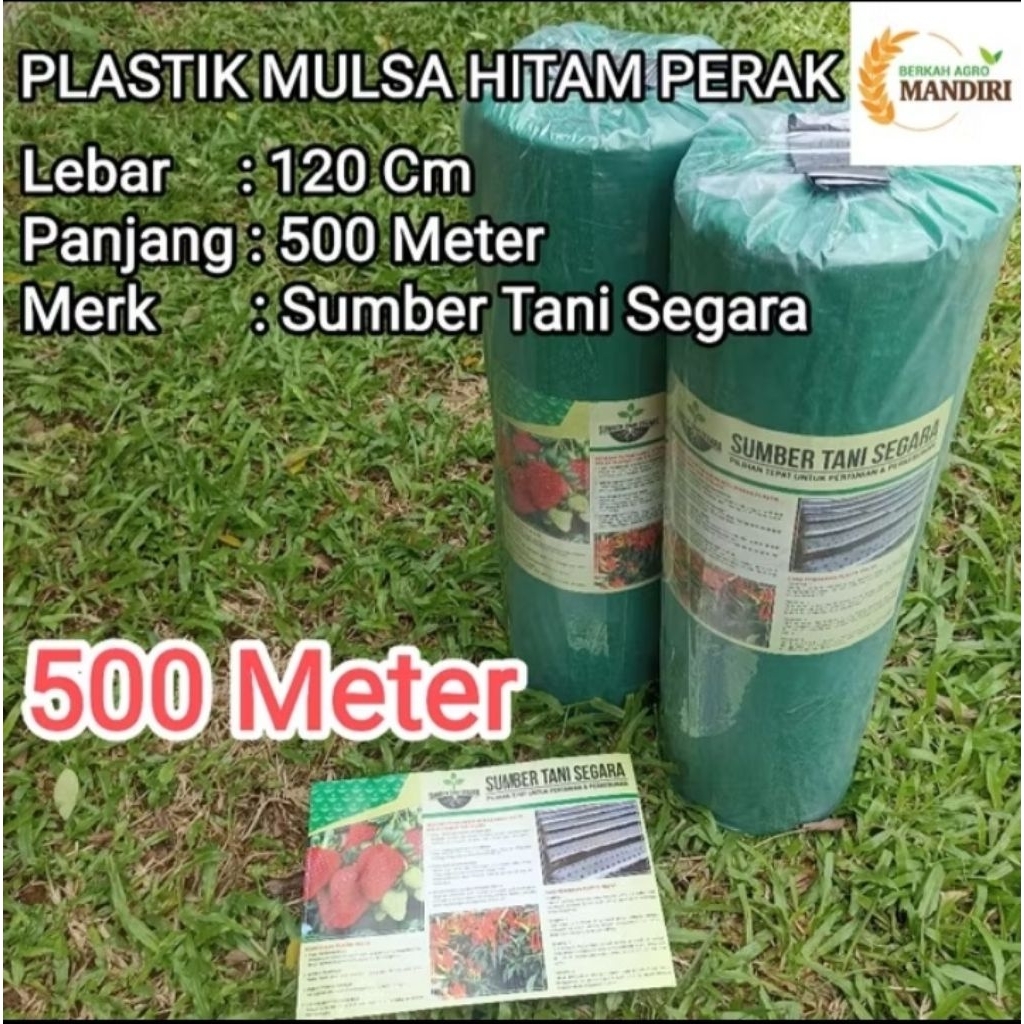 Plastik Mulsa Hitam Perak 500 Meter Untuk Pertanian