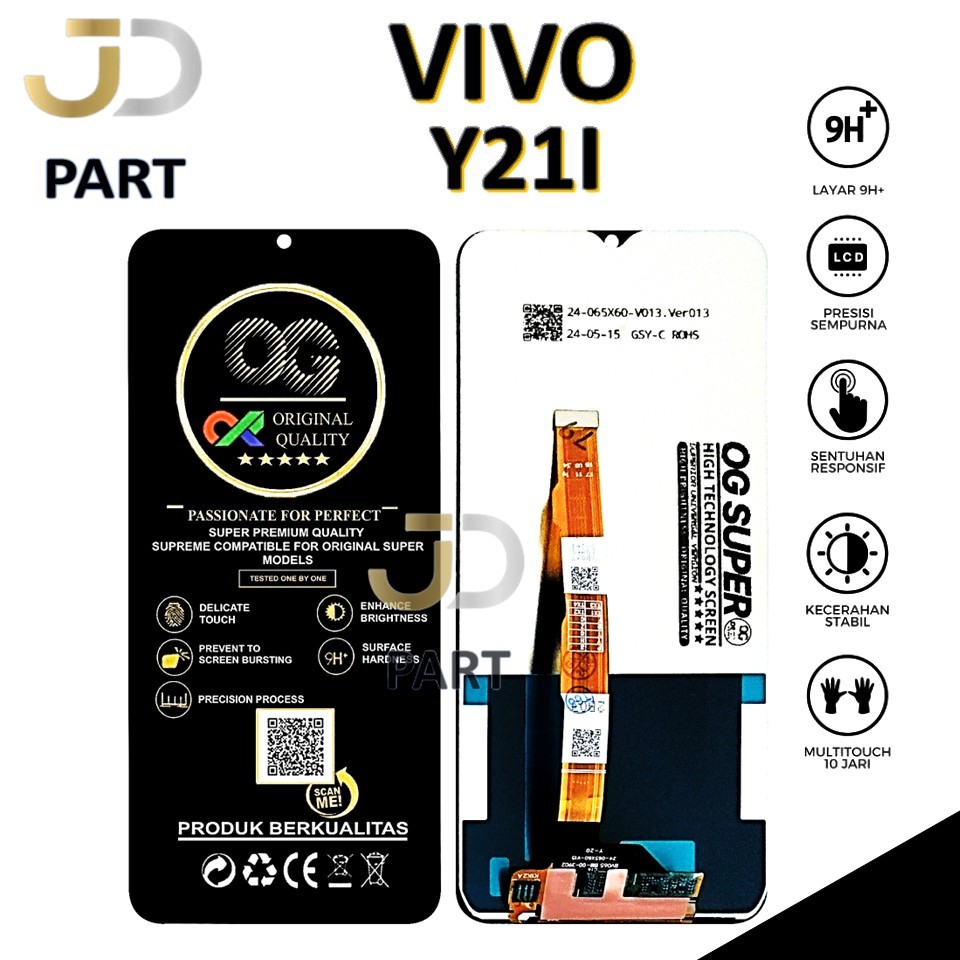 LCD TOUCHSCREEN VIVO Y21I ORIGINAL 100% FULLSET COMPLETE