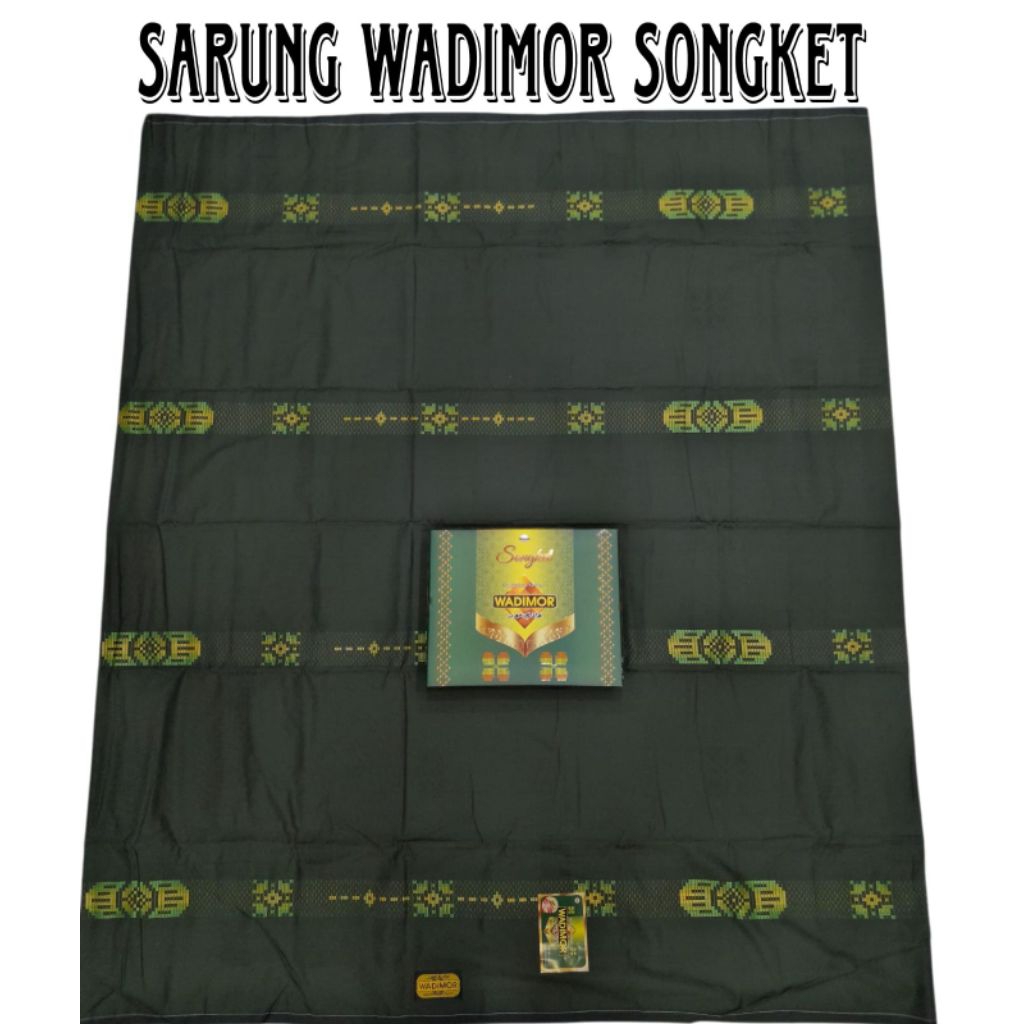 Sarung Tenun Wadimor Songket Motif Bhs