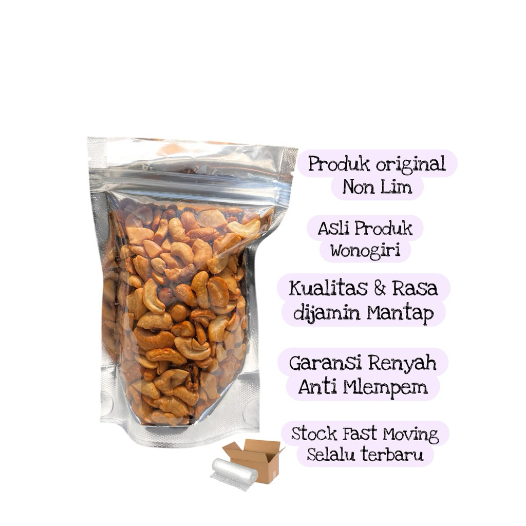 100 Gram Kacang mete Remukan Goreng Mete Patahan Goreng gurih