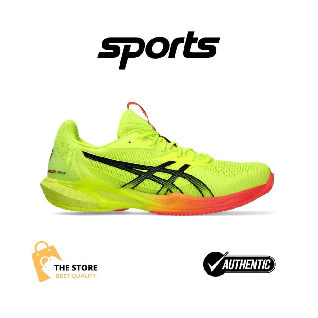 Sepatu Tenis Asics Solution Speed FF 3 Paris Safety Yellow