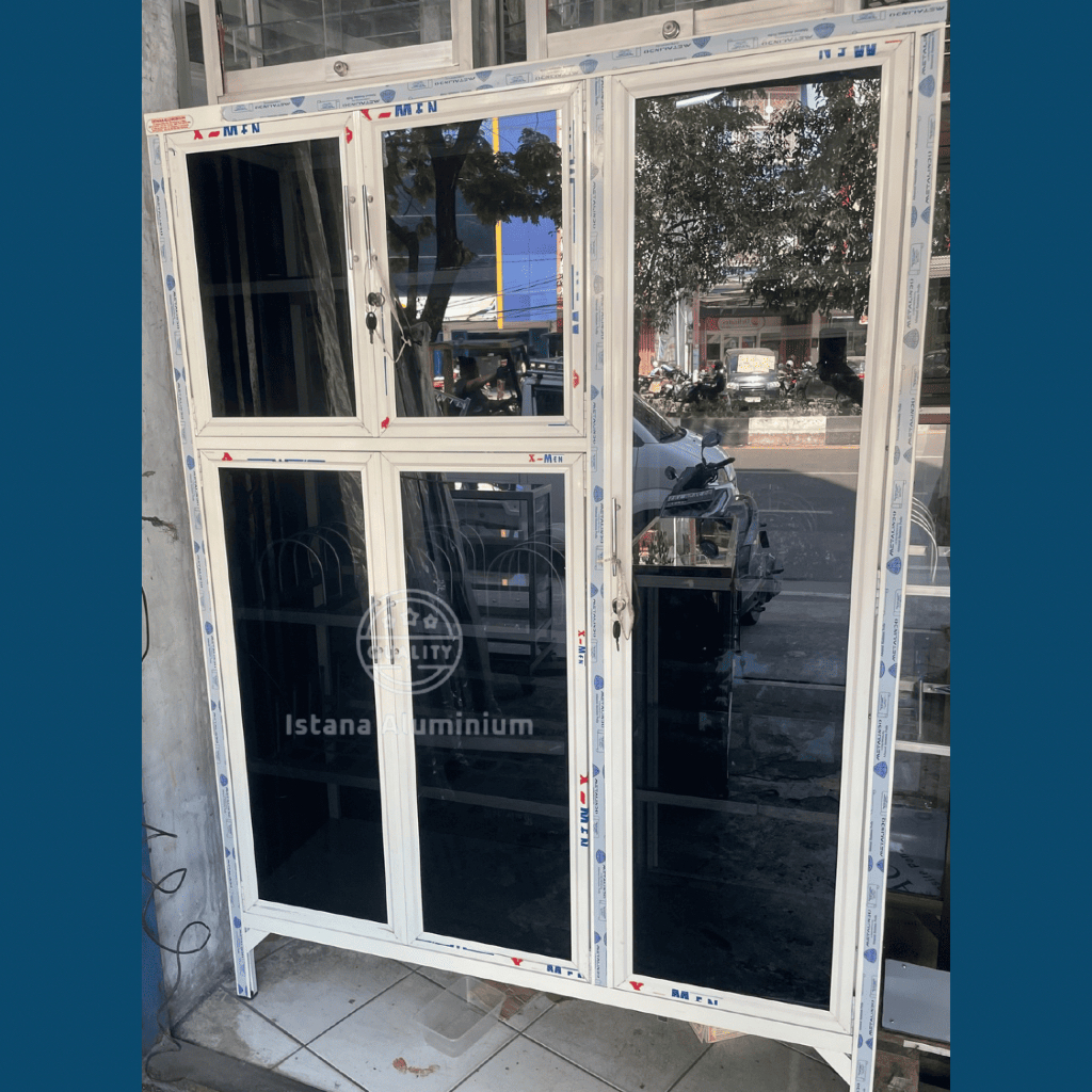 LEMARI DAPUR / LEMARI PIRING / RAK DAPUR MINIMALIS SERBAGUNA ALUMINIUM