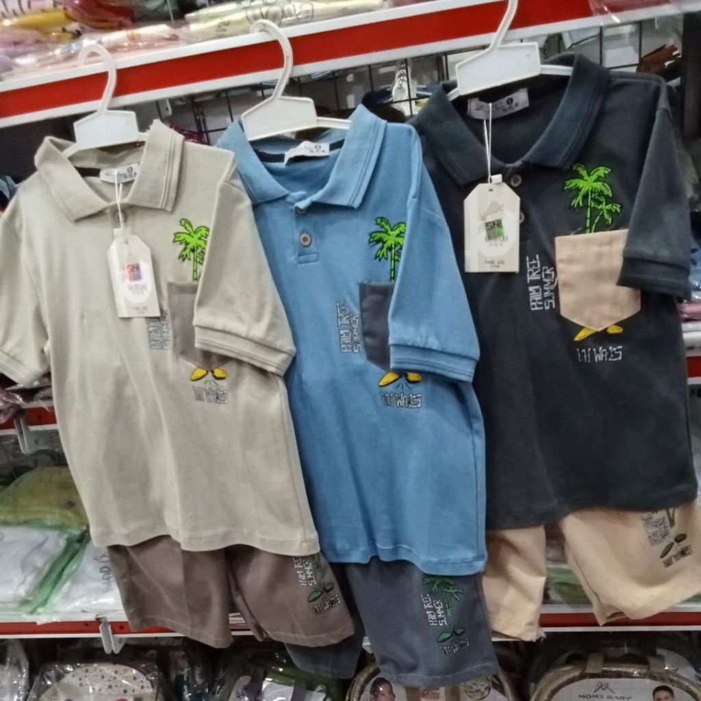 Set Import La Qi Lai Palm Tree Summer Series (3-5 Tahun)