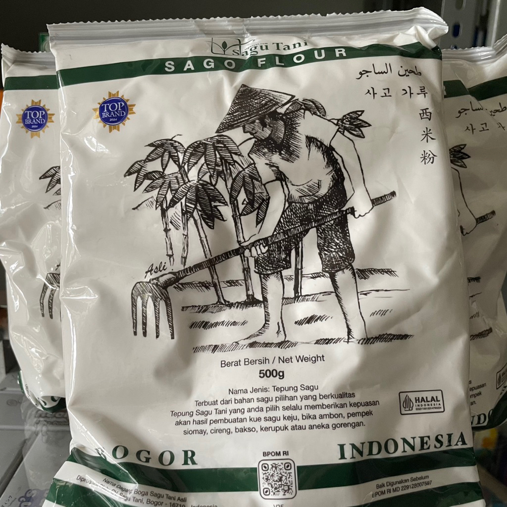 Sagu Tani Bogor 500gr / Tepung Sagu Tani Asli 500gr