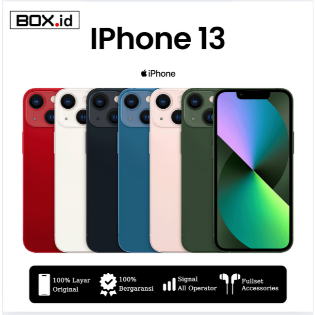 IP 13 128GB 256GB 100% ORIGINAL Second/Bekas/Ex Inter LCD ORI/LIKE NEW/HOT PROMO/Free Ongkir dan BER