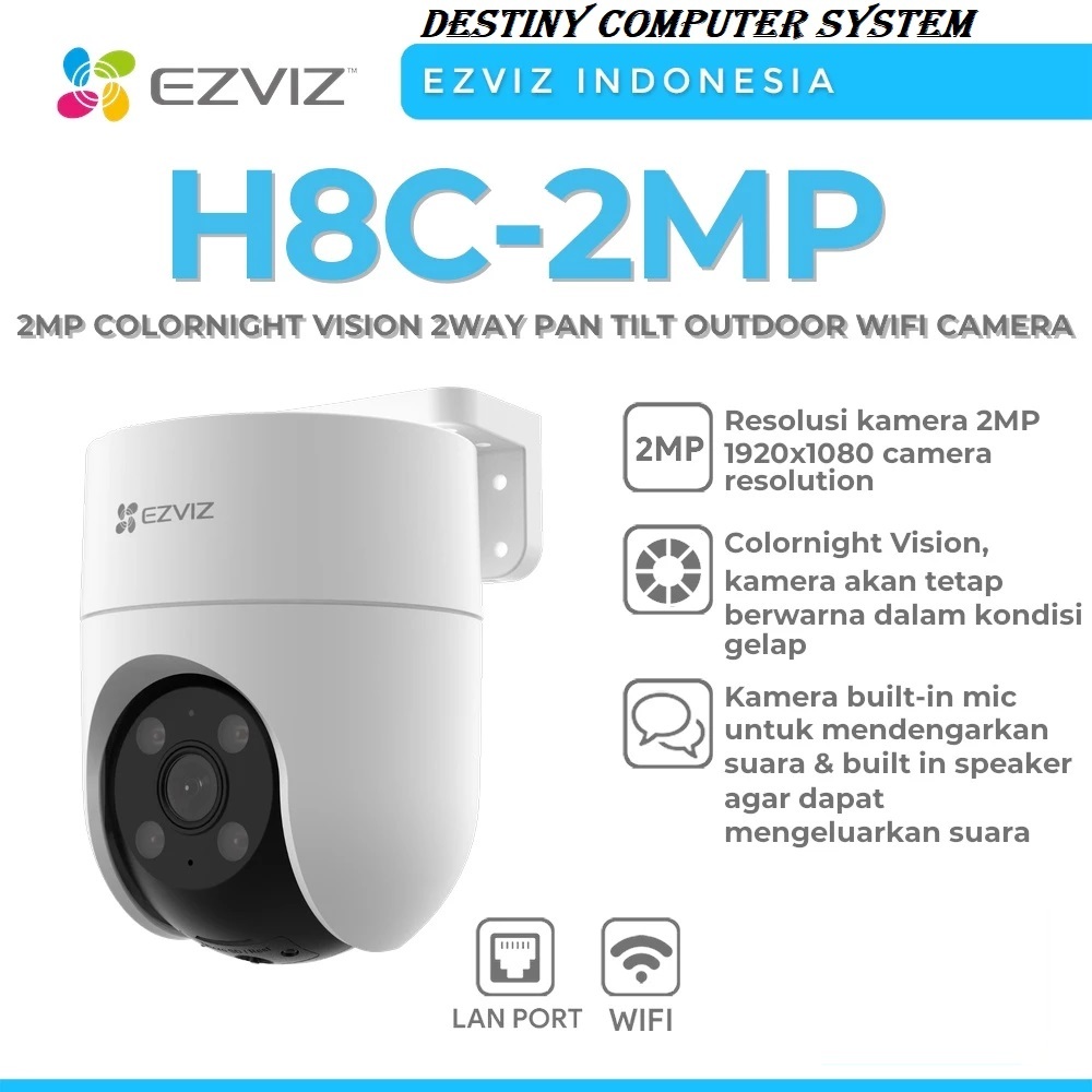 Camera Wireless Ezviz H8C 2MP