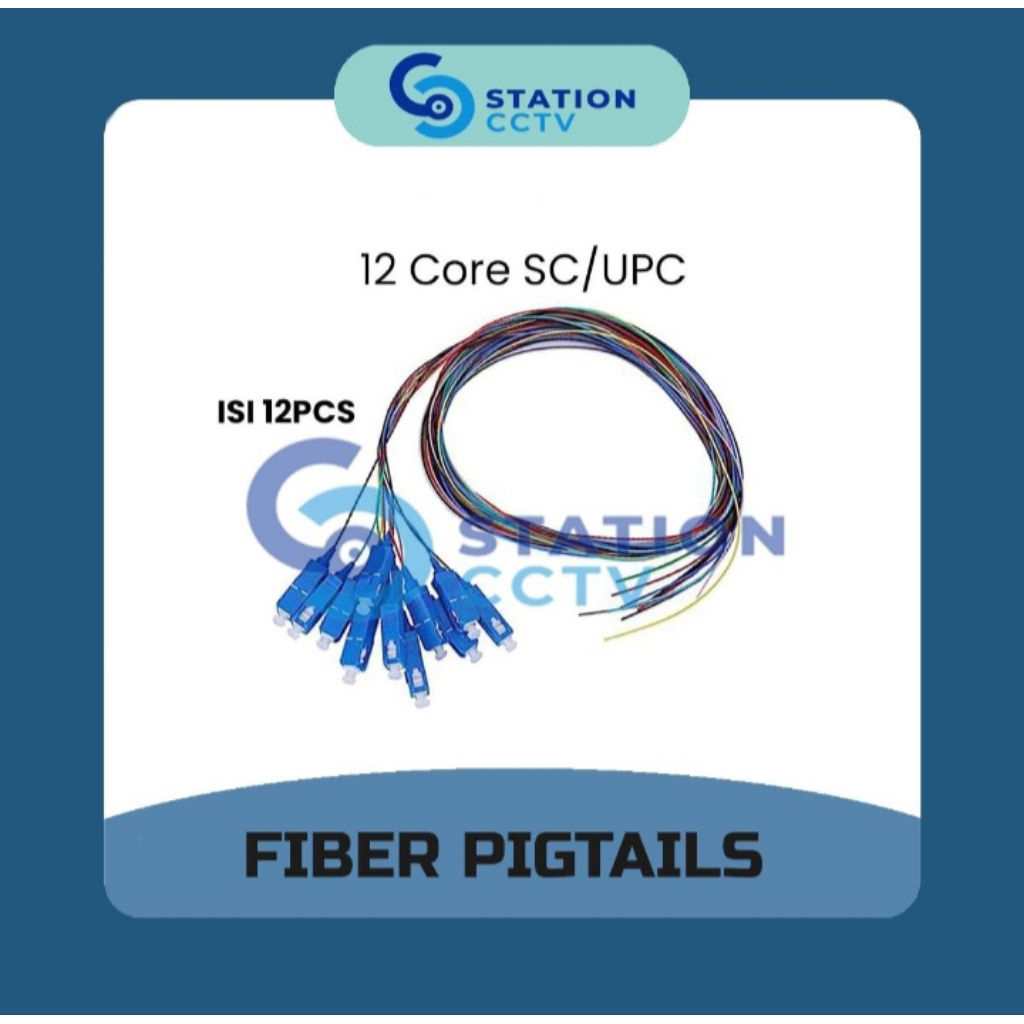 KABEL FIBER PIGTAIL 12CORE SC/UPC