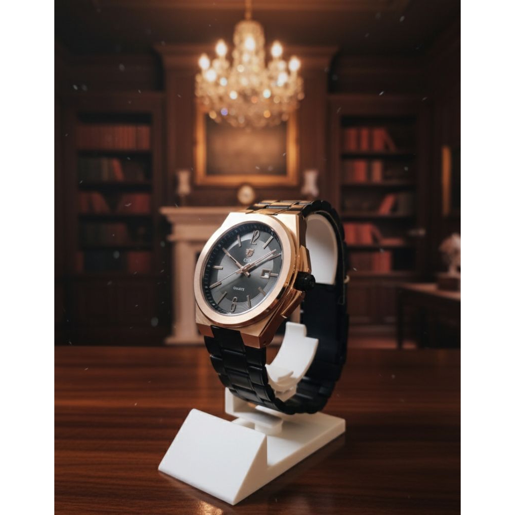 jam tangan pria goldsmith time GST-6126 RT R/G