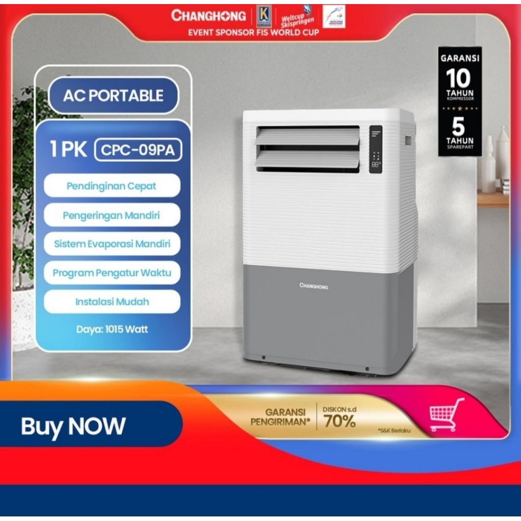 CHANGHONG CPC09PA / CPC 09PA AC Portable 1 PK 1015 Watt