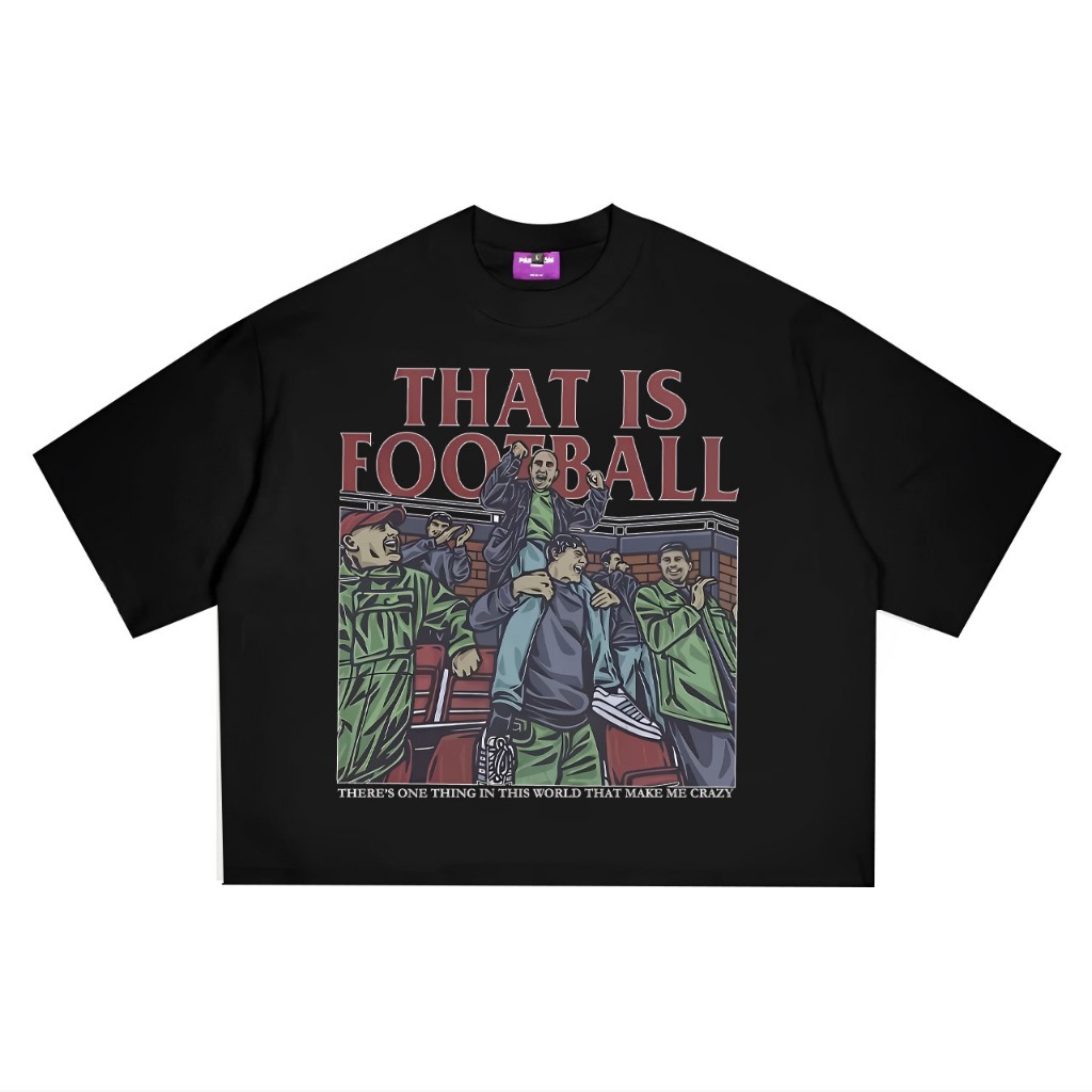 kaos streetwear football desain premium polyester