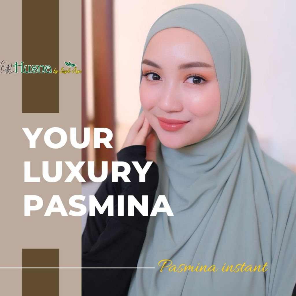 KERUDUNG PASHMINA INSTAN HUSNA