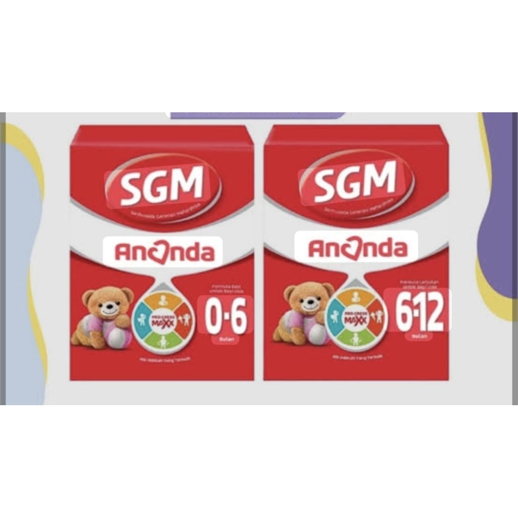 sgm ananda 0-6/sgm ananda 6-12 /600gr