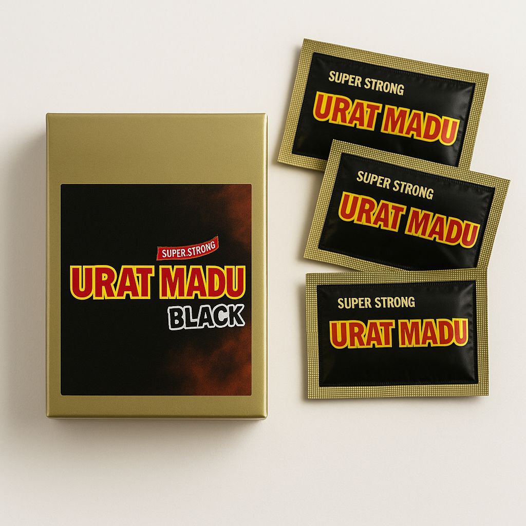 Urat madu black original suplemen herbal ori pria isi 1box