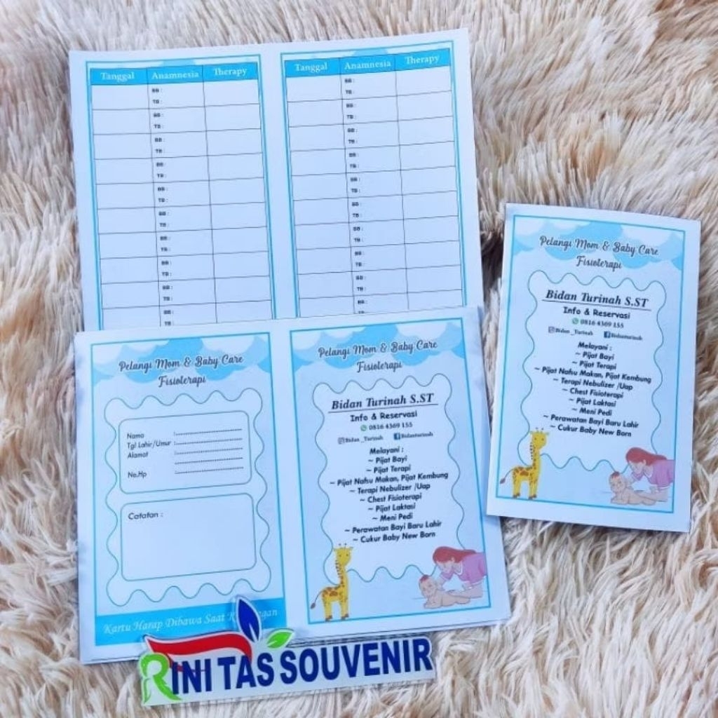 KARTU BABY SPA KARTU REKAM MEDIS KARTU KUNJUNGAN