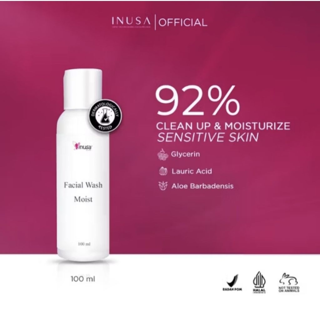 INUSA FACIALWASH MOIST PREMIUM KLINIK INUSA