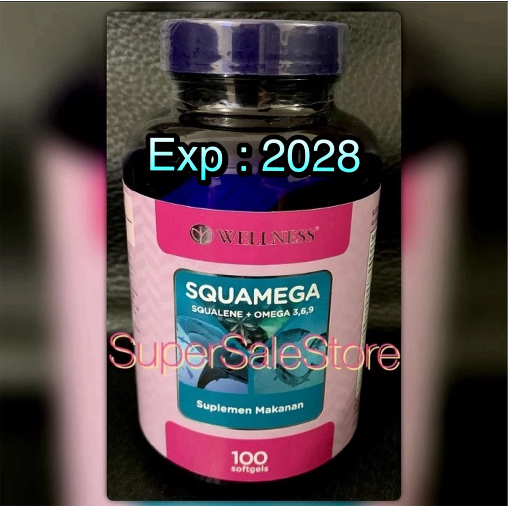 Wellness Squamega Squalene + Omega 369 isi 100 Softgels