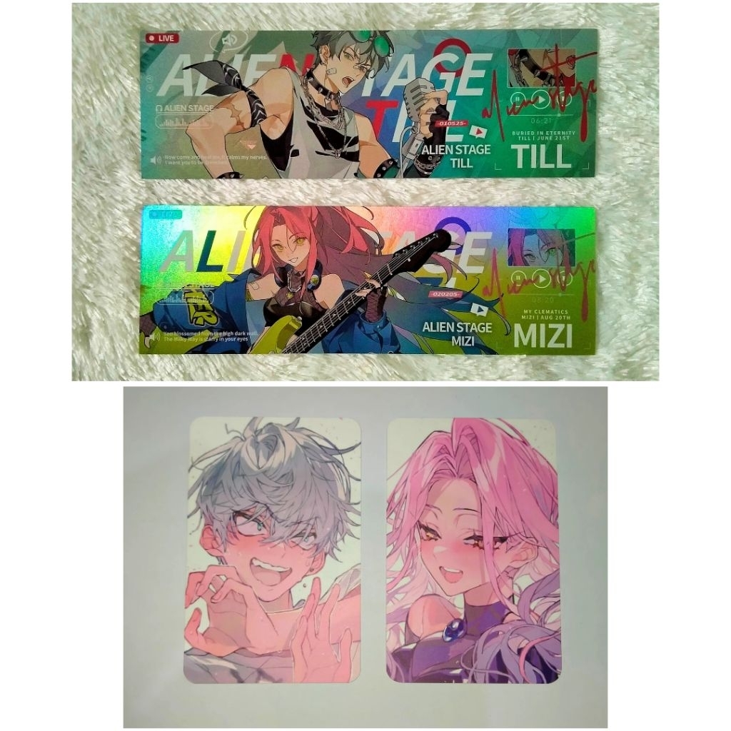 Alien Stage Fanmerch - Till & Mizi PC + Laser Ticket