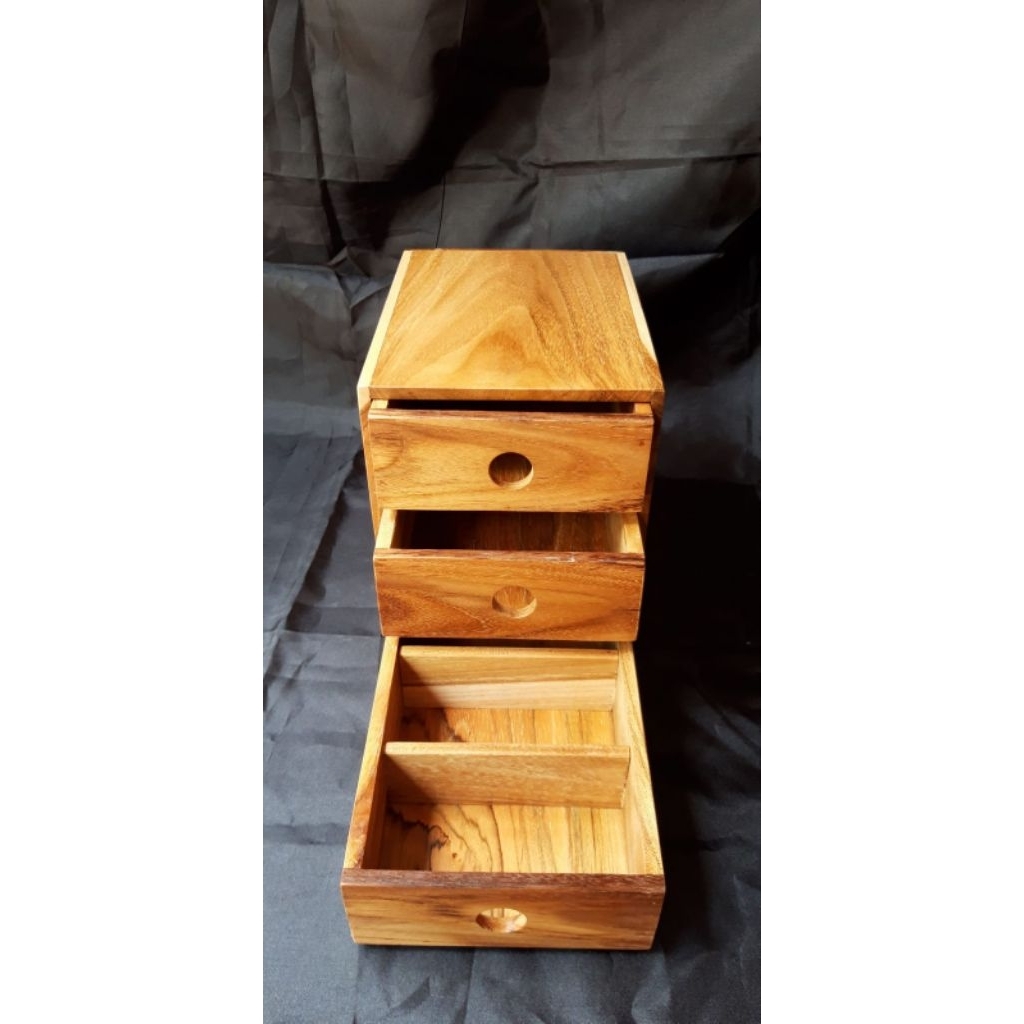 mini storage desk/laci susun/laci kayu