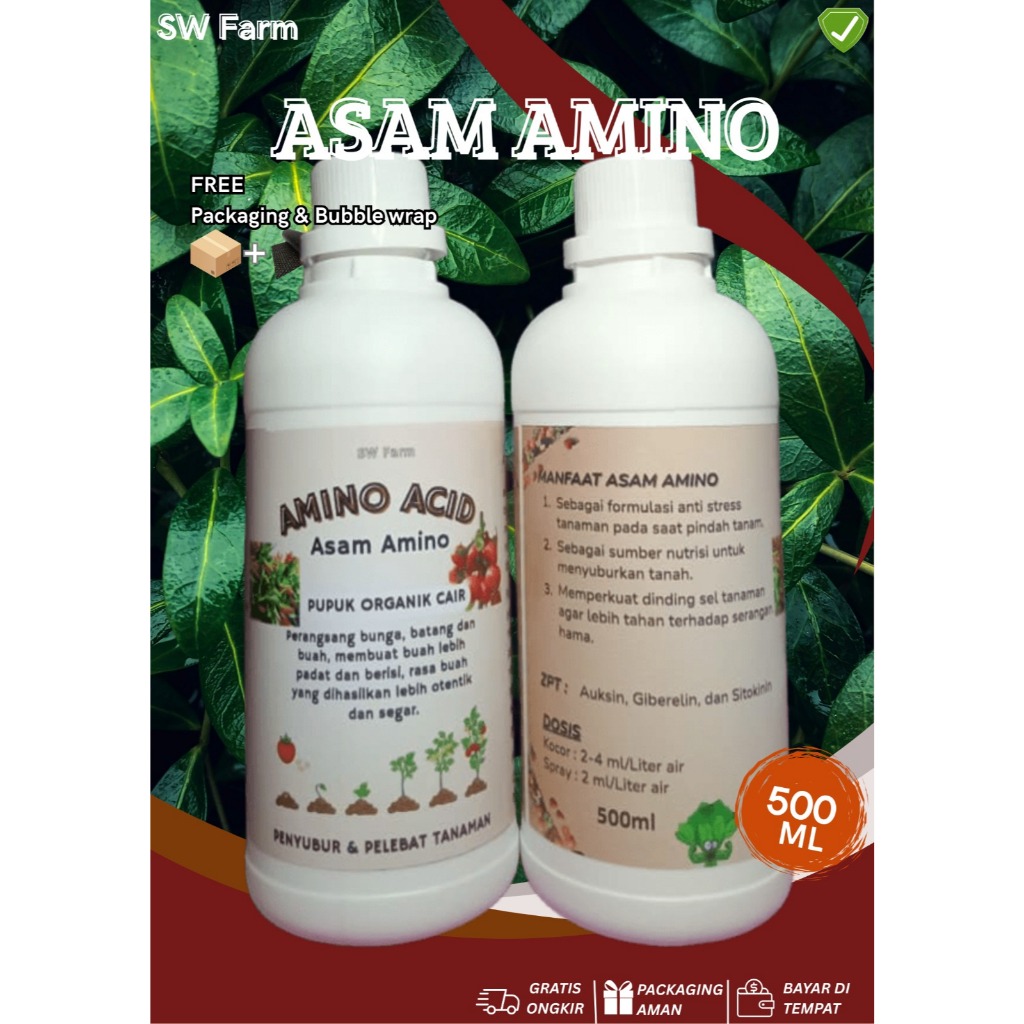 ASAM AMINO 500ML Pupuk organik cair nutrisi untuk tanaman