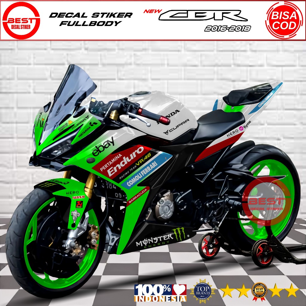 Decal CBR 150R K45G Full Body Stiker CBR 150R Racing Custom Dekal CBR K45G Variasi CBR K45G Fullbody