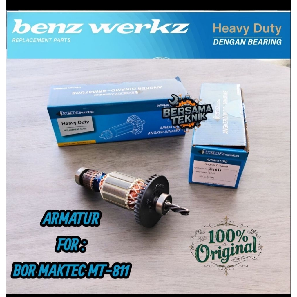 Benz Armature Angker Dinamo Mesin Bor Maktec MT811/Armatur Angker Benz Bor Maktec MT811