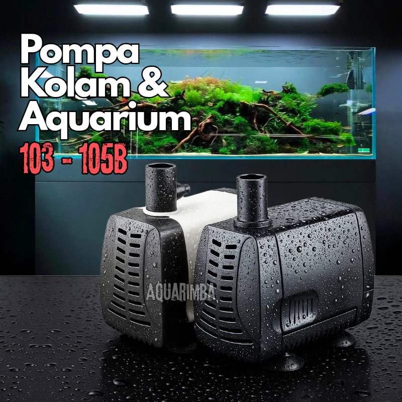 Pompa Celup Aquarium & Kolam Ikan 3-4 meter Hemat Listrik