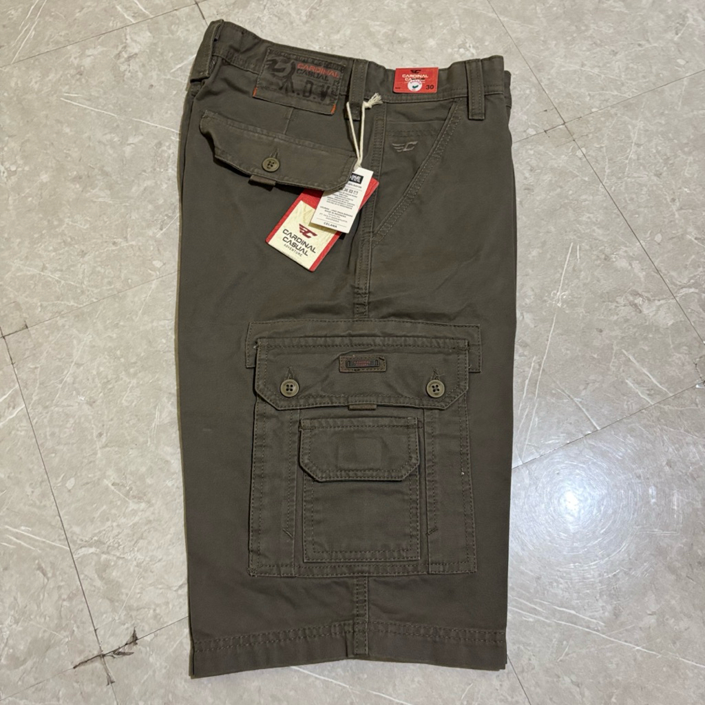 Celana PDL / Cargo Pendek EBBBV00655 Cardinal Casual Original