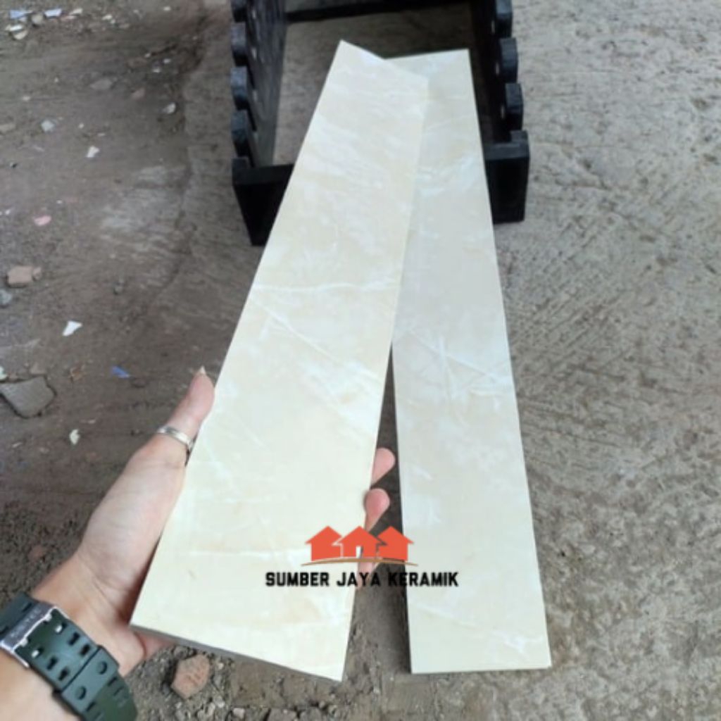 list plint granite  8x60 | 10x60 | 15x60 - cream motif glossy