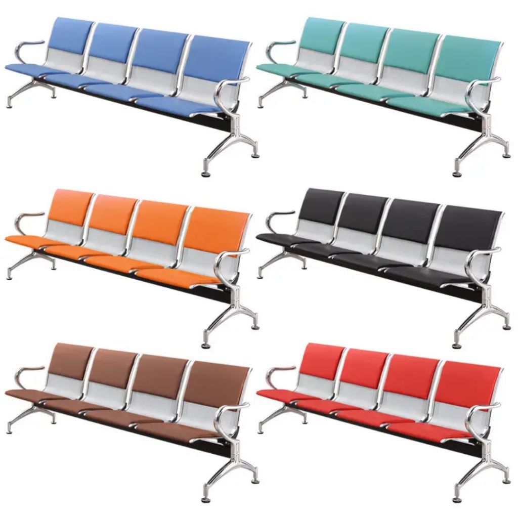 kursi tunggu 4seat/kursi tunggu  busa/kursi bandara