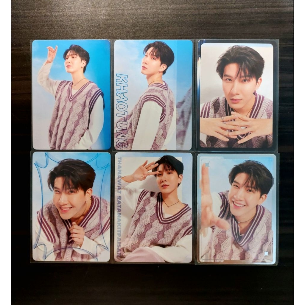 COLLECTIBLE CARD FIRST KHAO SEA NEWIE EARTH CHIMON NANON HAPPY WEEKEND