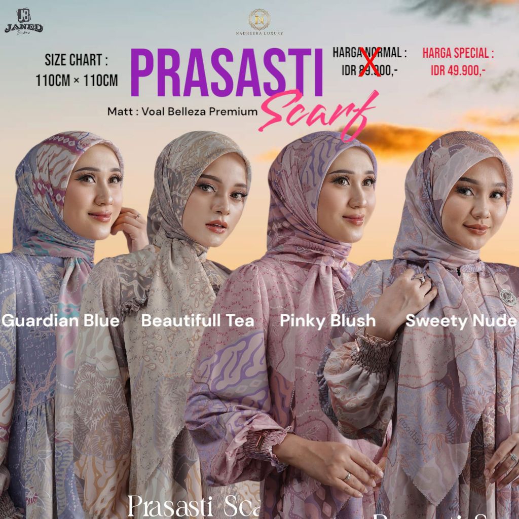 prasasti scarf.scarf nadhera.kerudung nadhera
