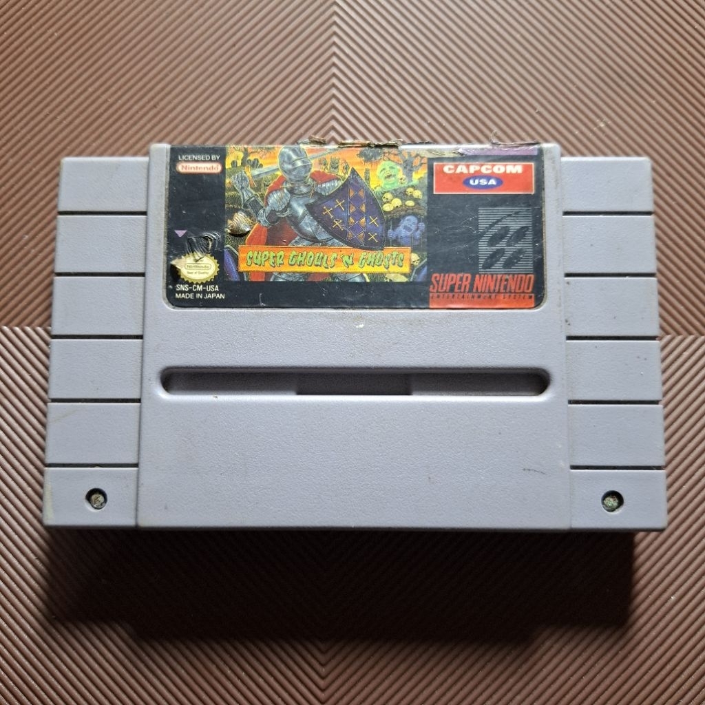 Kaset Nintendo SNES Super Ghoul's & Ghosts