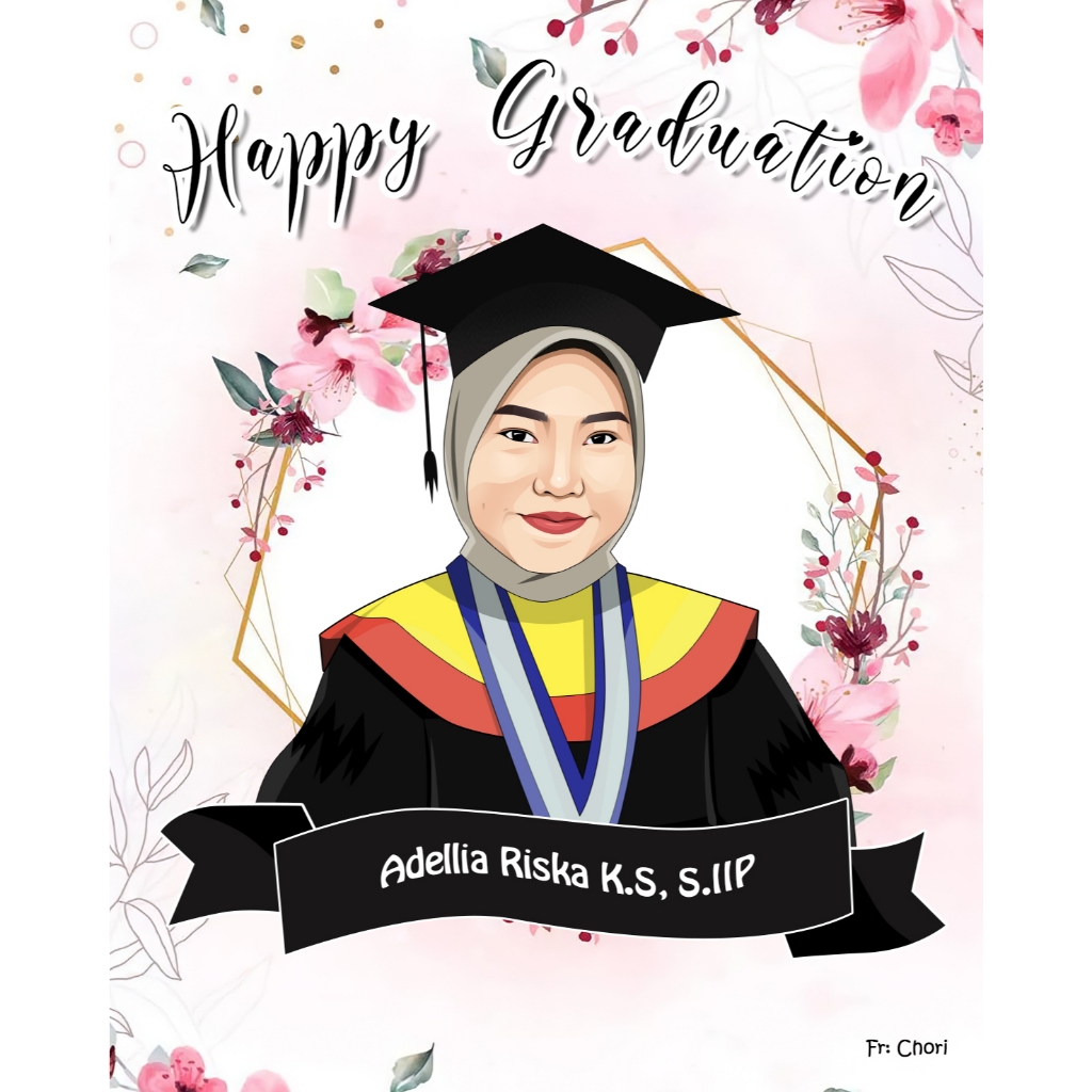 Jasa Edit Foto Wisuda Pakai Baju Toga / Edit foto Wisuda / Kado Wisuda / Kado Ulangtahun