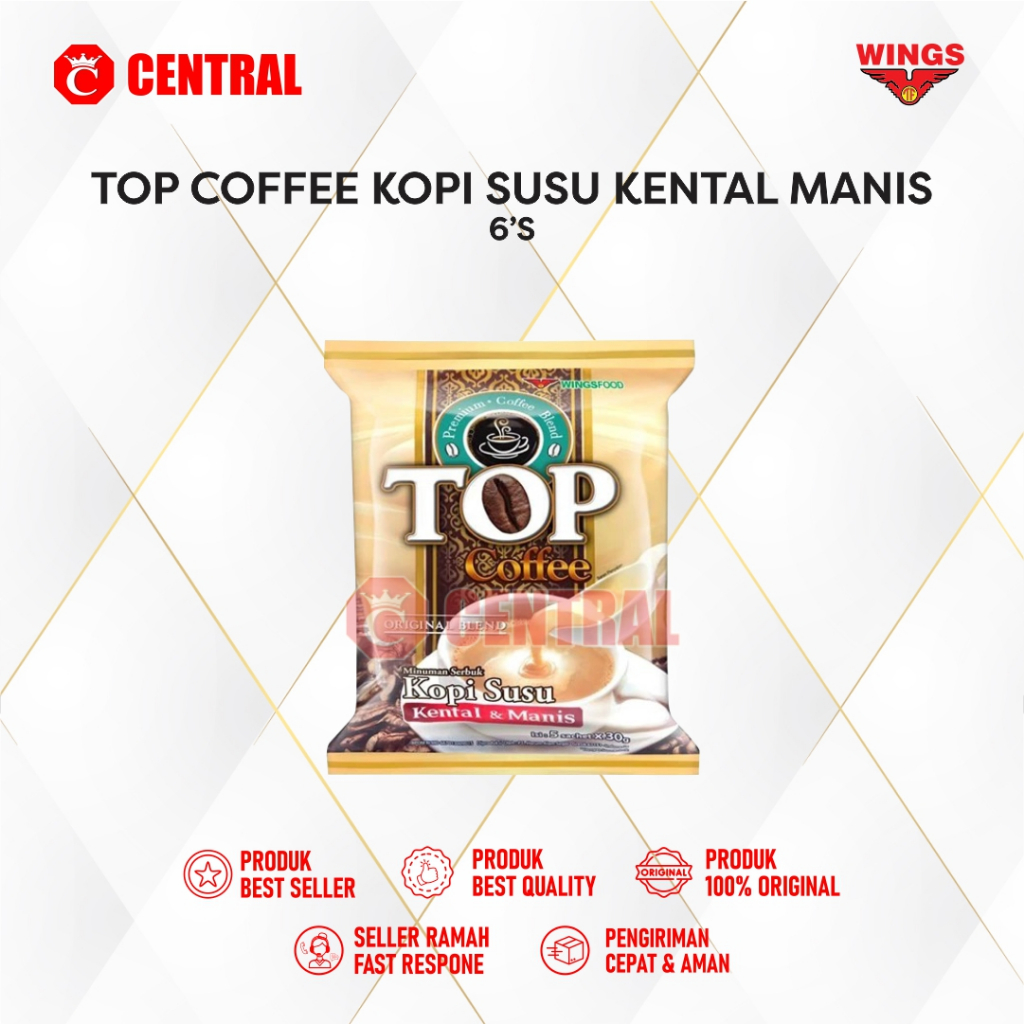 TOP KOPI KENTAL MANIS ISI 6 SACHET