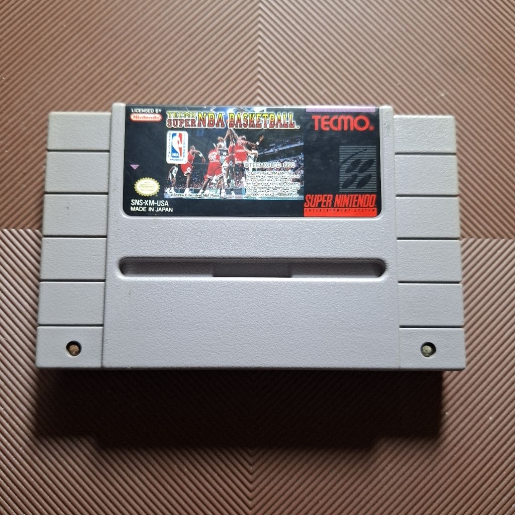 Kaset Nintendo SNES Super NBA Basketball Second