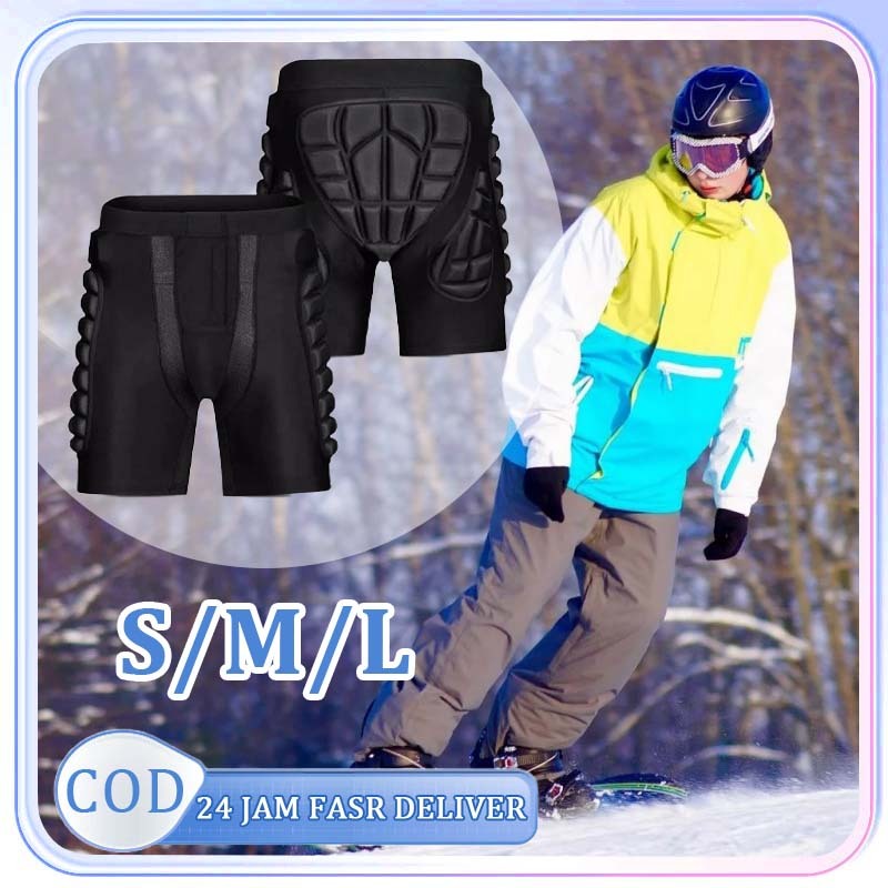 Pelindung Pantat Ice Skating Hip Pads Pinggul Celana Pelindung Butt Pad Ice Skating