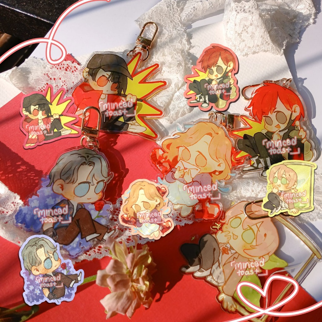 MILGRAM - stickers & keychains [fanmerch by minced_toast]