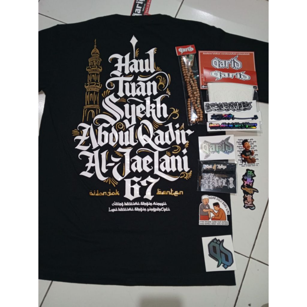 kaos Haul Tuan Syeh Abdul Qodir Al Jaelani