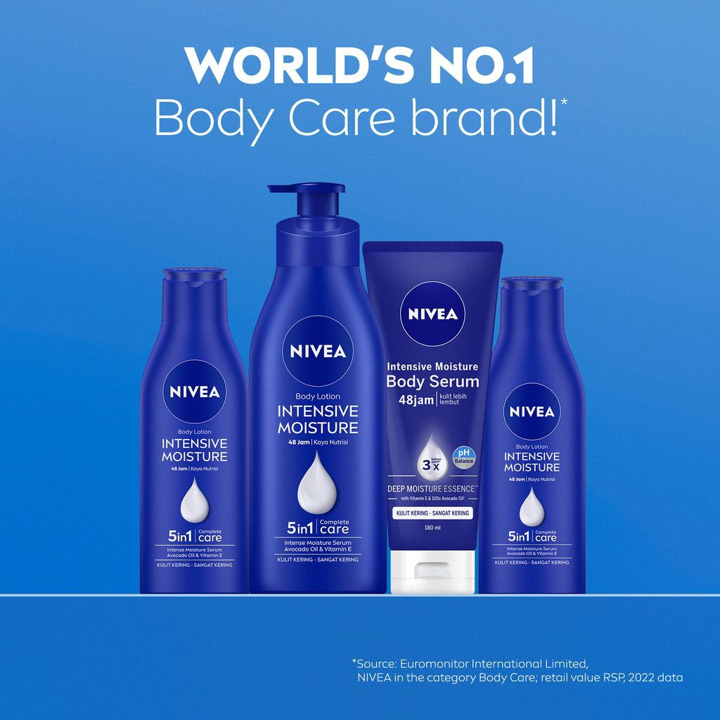 Nivea Intensive Moisture Body Lotion 100ml Body lotion Kulit Kering